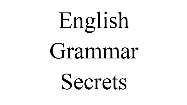 english grammar